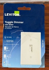 Leviton Toggle Slide Dimmer Switch – Light Almond TSL06-1KT
