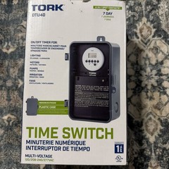 TORK DTU40 Indoor/Outdoor, 7-Day 40-Amp Universal Multi-Volt Time Switch
