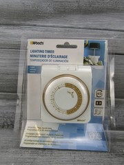 Woods Indoor 24 Hr Adjustable Mechanical Dial Lighting Timer (Model 50000)