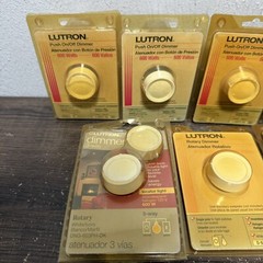 Lutron Push On/Off Dimmer Switch 600 Watts D-600PH-WH, D-600RH-WH, DNG-603PH-DK
