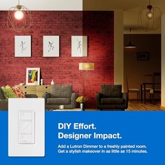 Lutron Caseta Original Smart Dimmer Switch Kit W/ Hub Pico Remote Wallmount