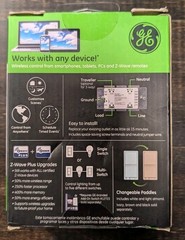 NEW GE/ENBRIGHTEN IN-WALL Z-WAVE PLUS SMART PADDLE SWITCH 14291-4 WIRELESS