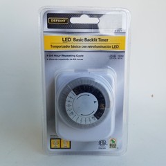 Defiant LED Basic Backlit Timer Model TM-019 6955837500169 TM-019 TM-019