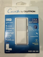 Lutron Caseta Diva Smart Dimmer Switch ELV+ – White (DVRF-5NE-WH)