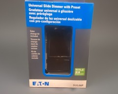 Eaton SUL06P Universal Slide Dimmer with Preset & Color Change Kit