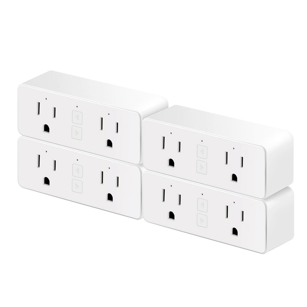 15A Dual Smart Plug, WiFi Outlet Extender, Smart Socket with Schedule&Timer, …
