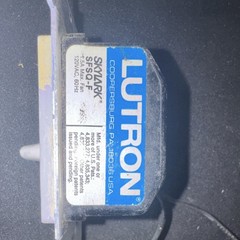 Lutron Skylark SFSQ-F Dimmer Fan Control Switch Beige 120VAC 15A Matte Cover