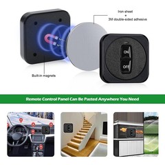 Mini12v Remote Control Switch,12v Wireless Remote Switch with10a Relay, DC 5v…