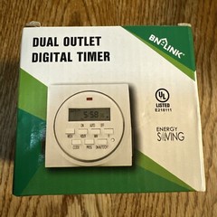7 Day Heavy Duty Digital Programmable Timer, FD60 U6, 115V, 60Hz, Dual Outlet, I