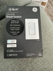 GE C by GE On/Off Smart Switch – White – Enhance your home NEW IN BOX!!
