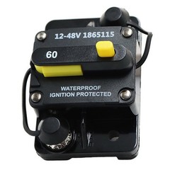 60 Amp Circuit Breaker with Waterproof Design for Minn Kota 60 Volt Motors