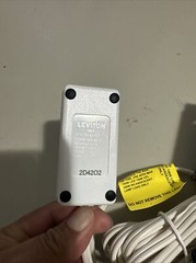 Trimatron 600-Watt Single-Pole Universal Rotary Dimmer, White/Light Almond