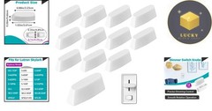 12 Pcs Lutron Dimmer Switch Knob Set – Universal Replacement for Skylark Models