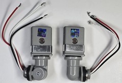 2pc Photocell Sensor 120V Dusk to Dawn Switch IP54 Outdoor Auto Light Control