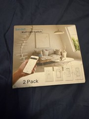 Smart Wall Light Switch KS-602 White 2-Pack