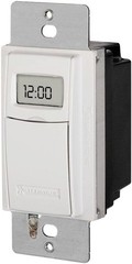 White Astronomic Timer – In-Wall, Digital, 5×6.5×2.75″, 4.8oz