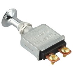 switch 75A Push/Pull Switch 6-28V 2 Position On-Off with Chrome Knob
