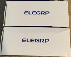 Two (2) Elegrp Slide Dimmer Rocker Switches. NIB. White