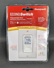 New ~ Honeywell ECONOSwitch RPLS740B 7-Day Programmable Wall Timer Light Switch