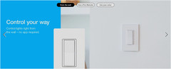 Lutron Caseta Claro Smart Switch – White dvrf-5ns-wh-r