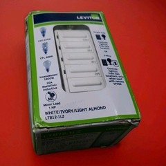Leviton Decora LTB12-1LZ Timer Switch 2-4-8-12 Hour 1800W 20A 1HP White