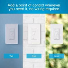 Lutron Pico Remote Control Light Switch for Caseta Wireless Dimmer Light Almond