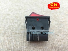 4 Pin Rocker Switch Canal R Series Red Illuminated Double Pole 20A 16A