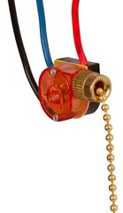 ZE-110 Pull Chain SWITCH 3 way & 3 wire fan ZING EAR Brass Harbor Breeze 0101870