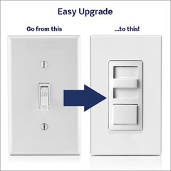 Best IllumaTech Dimmer Switch for Dimmable LED, Halogen and Incandescent Bulbs
