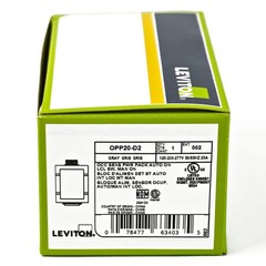 Leviton OPP20-D2 20 AMP 24 VDC Standard Occupancy Power Pack Sensor (x5) -A