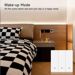 EU Standard Zigbee3.0 Tuya Smart Button Wall Switch Zero-Live Universal Voice
