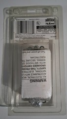 Broan NuTone P68W 2-Function Fan Control Double Rocker Wall Switch White 120V