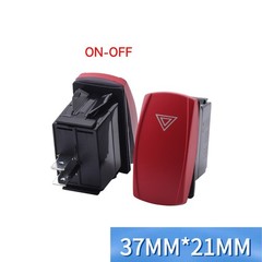 Car DIY Switch Snap-Fit Button Switch 12/24V Ship Yacht Truck SUV Universal