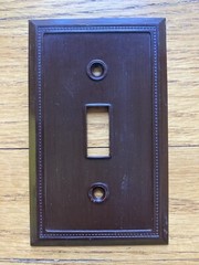 Vintage Bakelite Plate-Tumbler Switch *ART DECO*