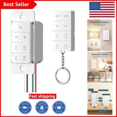 Easy Install Wireless Dimmer Switch with Multi-Function Remote for Home Lighting