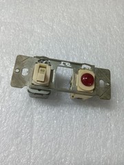 Vintage H&H Light Switch With Pilot Light Modular System