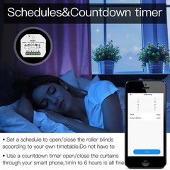 WiFi Mini Smart Curtain Module: Roller Blinds/Shutter Motor, Tuya Smart Life App