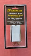 X-10 POWERHOUSE RWS19 Decorator Style Companion Switch for 3 or 4 Way
