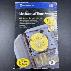 Intermatic T173 24HR Mechanical Time Switch 40A 60Hz DPST Skip-a-Day
