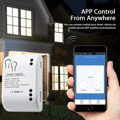 Tuya Wifi Smart Garage Door Opener Switch Sliding Gate Controller 7-32V with RF
