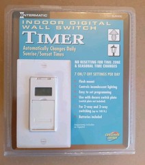 Intermatic Indoor Digital Wall Switch Timer EJ500C White Flush Mount New/Sealed