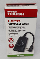 Set Of 6 Hyper Tough Outdoor 1 Outlet Photocell & 24 Hour Timer