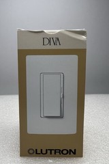 New Lutron DV-103P-WH Diva Preset Dimmer 1000W 3-Way