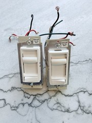 Leviton 66EV-10W 300W SureSlide Electronic Low Voltage (ELV) Dimmer, White