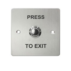 Stainless Steel Waterproof Exit Switch for Commercial For Entrance Guard Setup