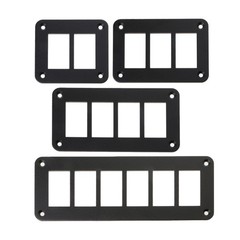 Car Motorcycle Marine Rocker Switch Panel 2/3/4/6 Way Housing Holder 2 Hole