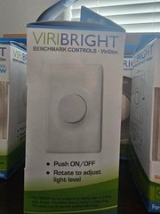 6 – LED Light Dimmer Switch VIRIBRIGHT Pushbutton On/Off Rotary -SHIPS SAME DAY
