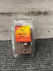 RV Designer Collection 3.53 Inches x 2.39 Inches S651 Wall Plate Switch Single