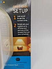 My Touch Smart By Jasco GE 26892 Indoor Simple Plug-In Digital Timer White