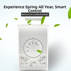 Easy Install Thermostat for Standard 86 Mounting Boxes in AC Applications